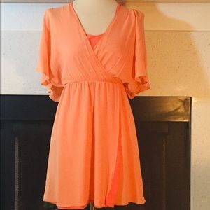 Alice + Olivia Coral Dress Size Large